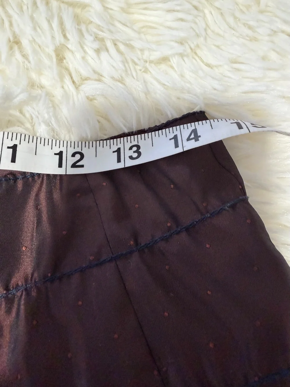 Max Studio Jacquard Floral Skirt Brown Size Small Metallic VTG boho Flared - Picture 6 of 7